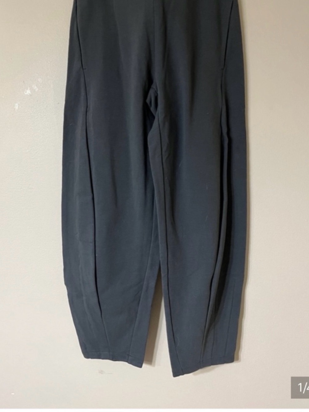 Cuyana Charcoal Elastic-Waist Trousers